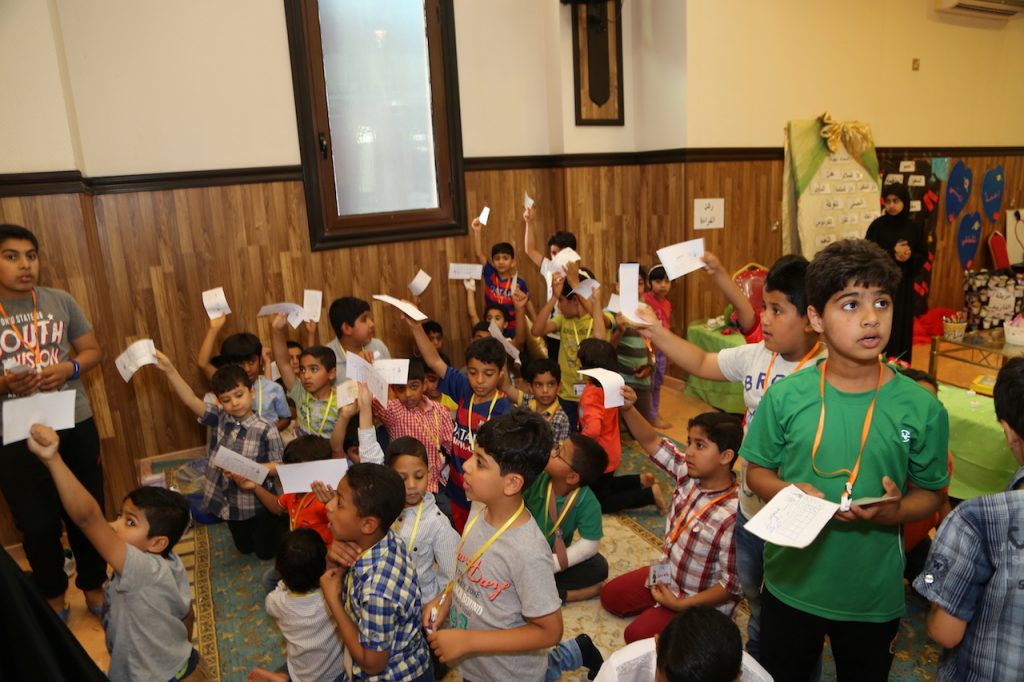 مسجدي الشيخ خلف والشيخ أحمد في زيارة لمخيم أصول الدين