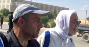 الاستاذ عبد الحسين في زيارة الاربعين